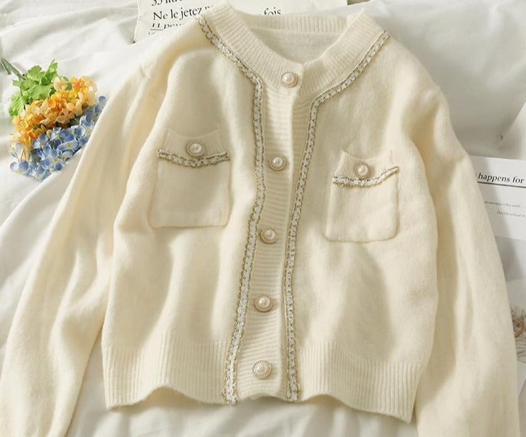 Orro Shop Blaire O-Neck Cardigan for Effortless Style