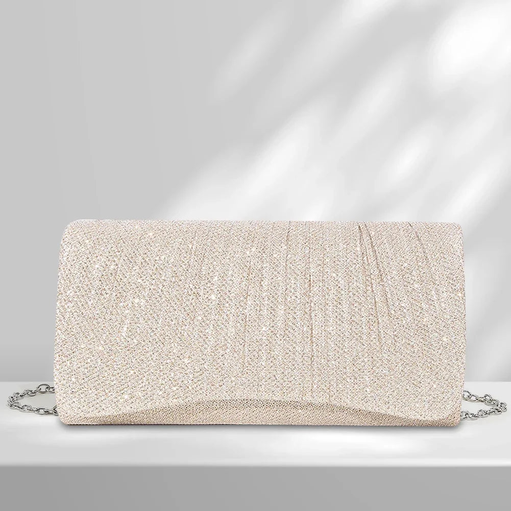 Shiny Wedding Evening Clutch Sling Bag