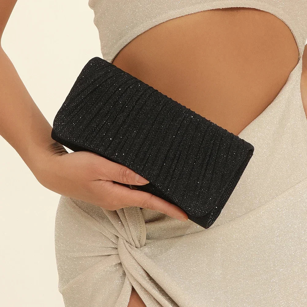Shiny Wedding Evening Clutch Sling Bag