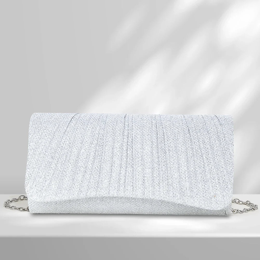 Shiny Wedding Evening Clutch Sling Bag