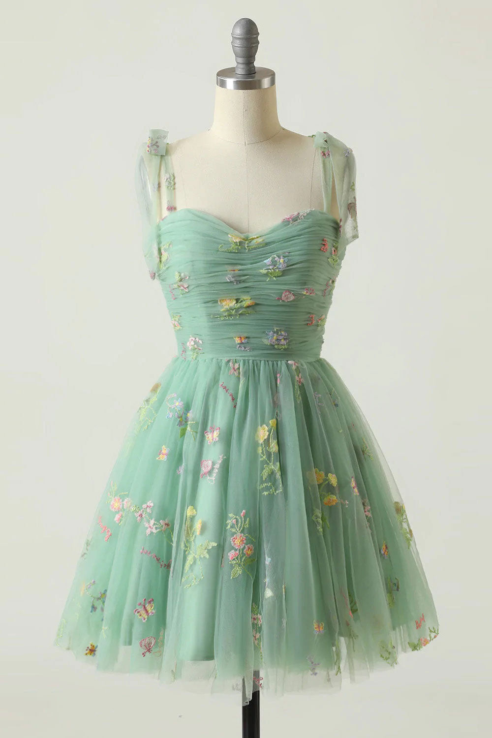 Short Mini A-Line Tulle Sweetheart Party Homecoming Dresses