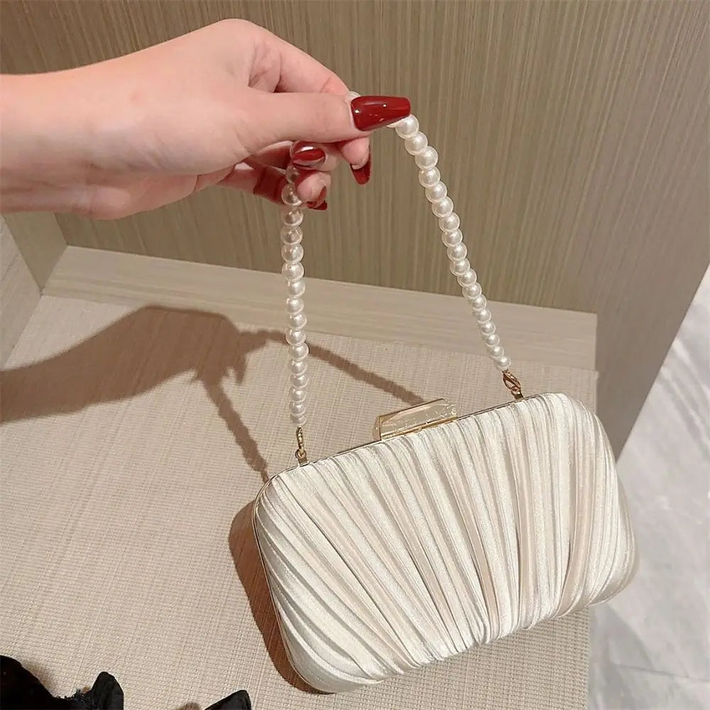 Silk Evening Bag Elegant Fashion Banquet Clutch Bag