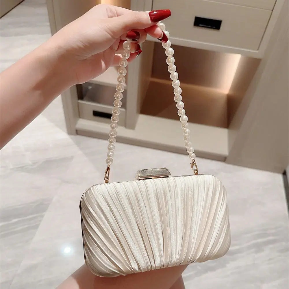 Silk Evening Bag Elegant Fashion Banquet Clutch Bag