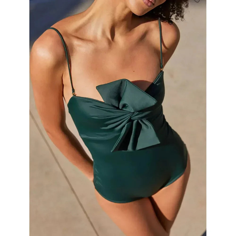 Micro Monokini Lace Stripe One Piece