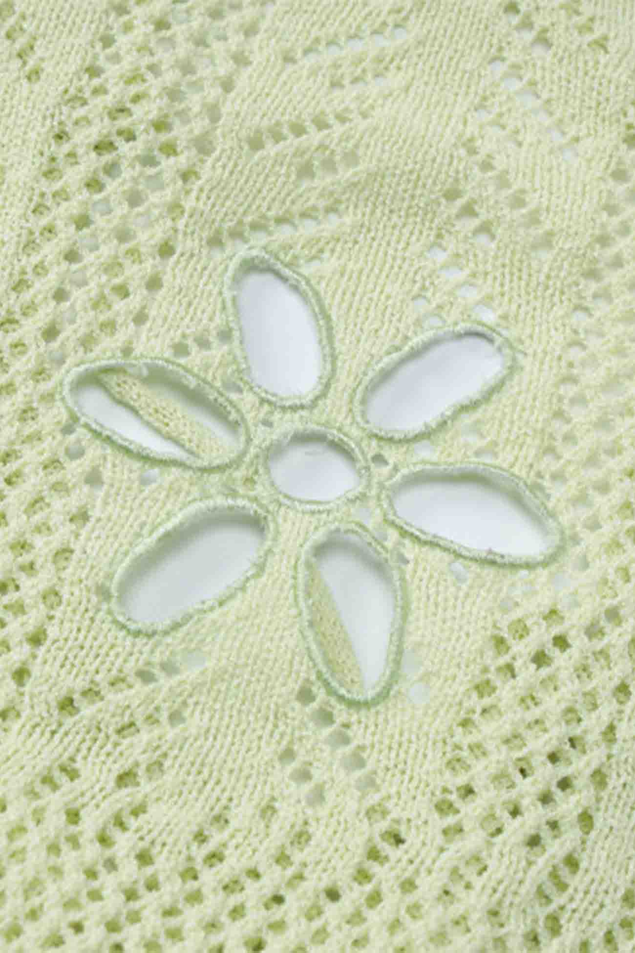 Sleeveless Backless Cutout Crochet Maxi Dress