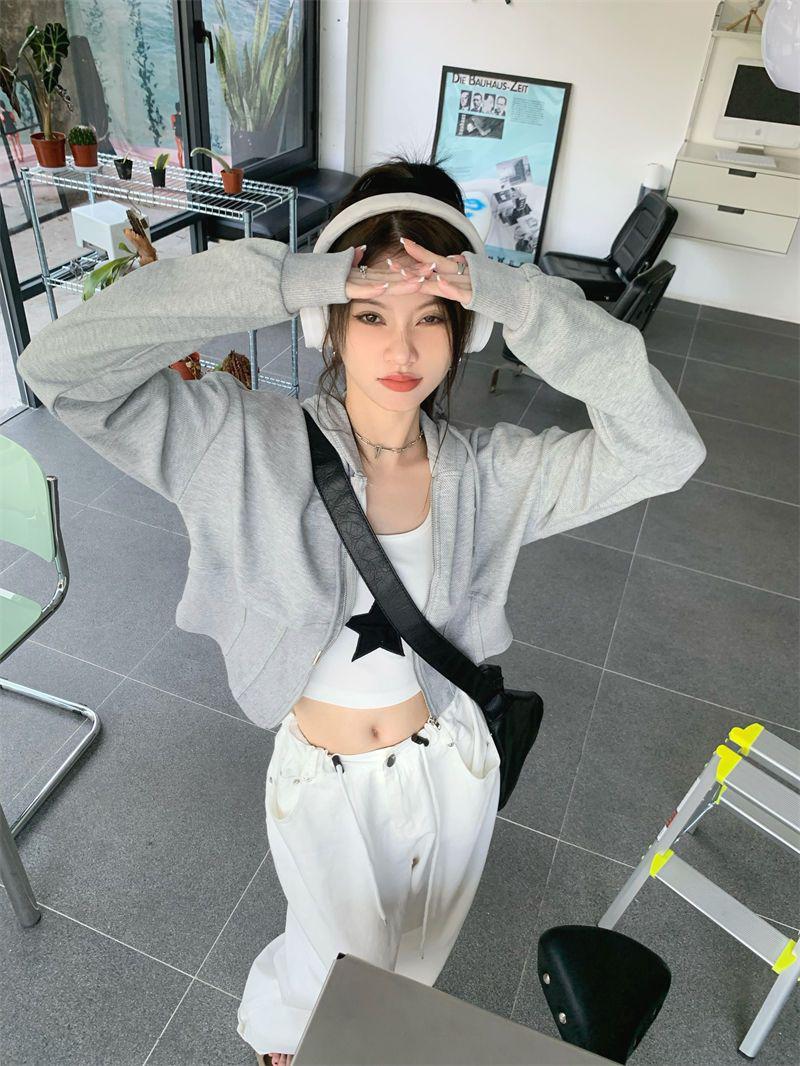 Soft Girl Cropped Hoodie - Fashionpara