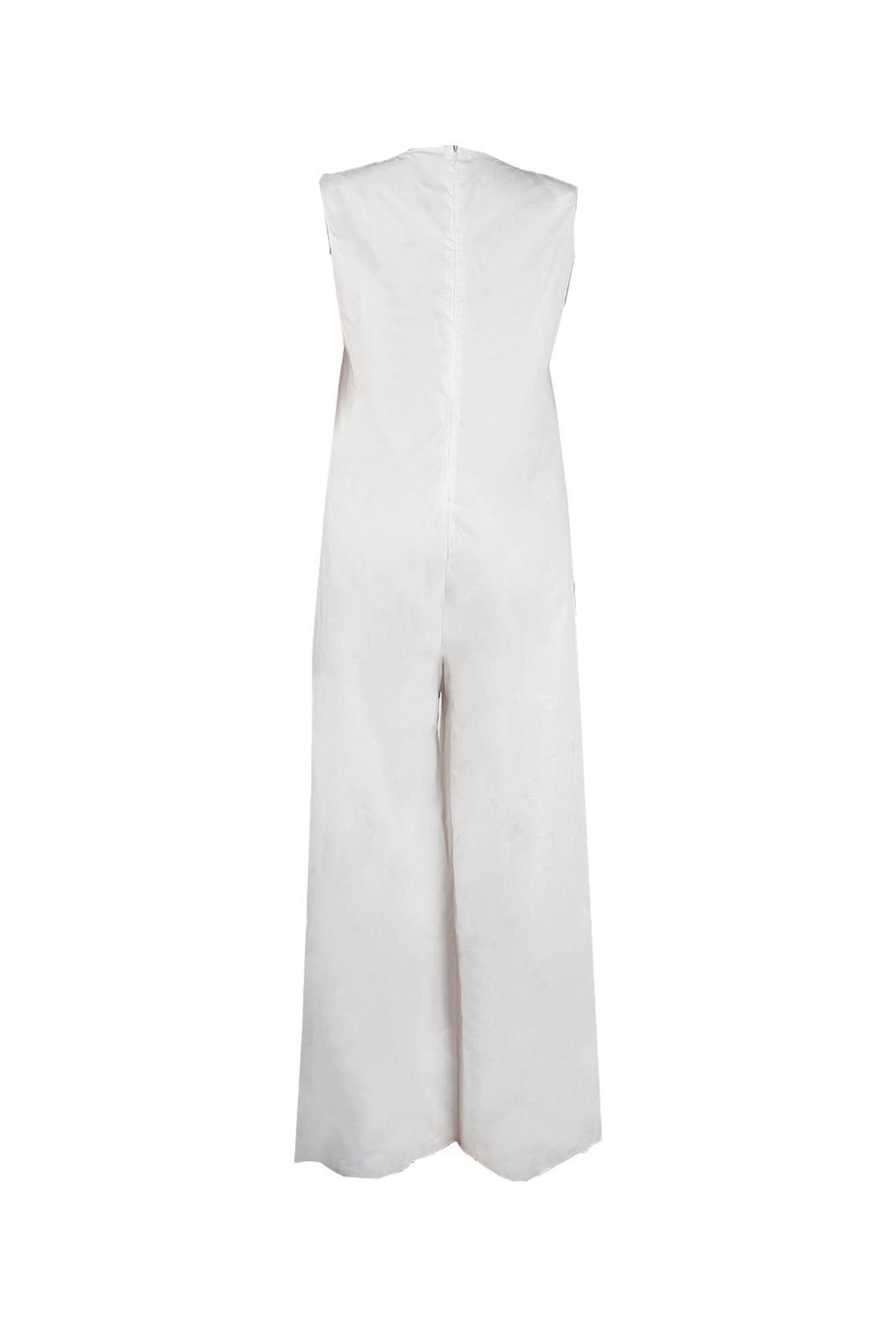 Solid Sleeveless Wide Leg Jumpsuits - Fashionpara