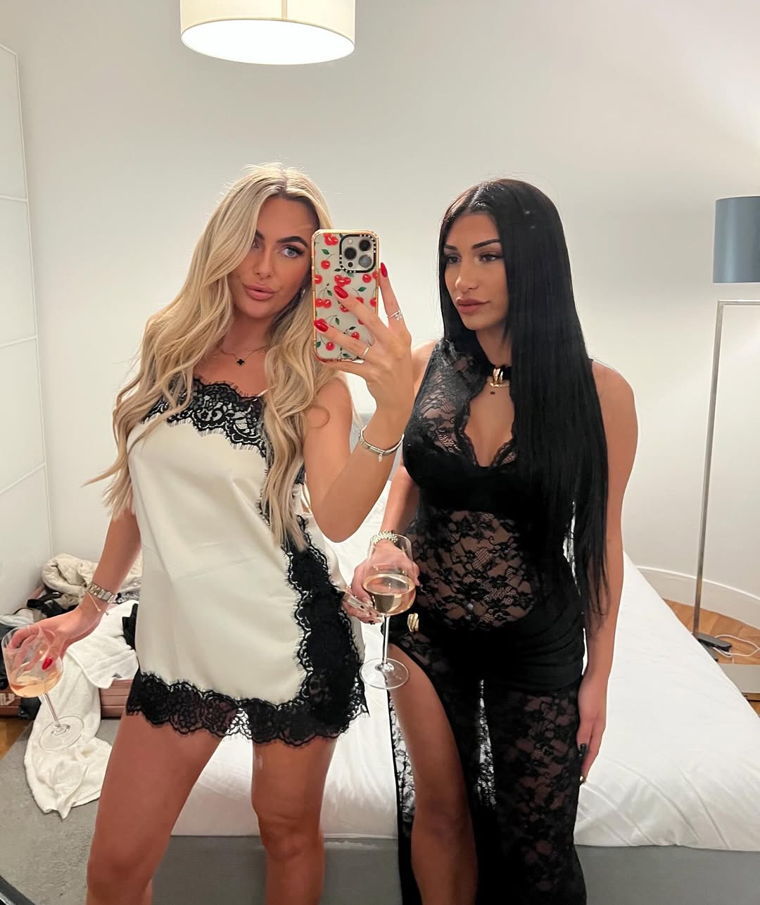 Maye Satin Mini Dress - View 4