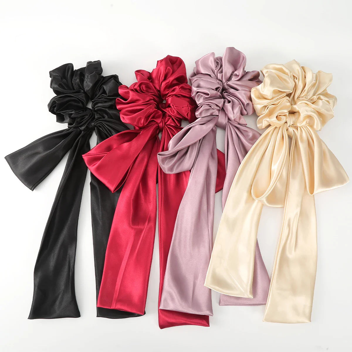 Satin French High-end Party Elegant Fashion Christmas Hair Accessory - Fashionpara