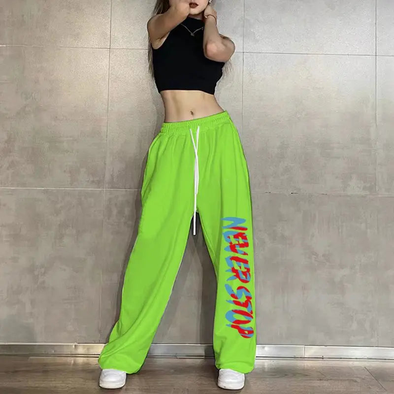 Elastic Waist Casual Jogging Pants