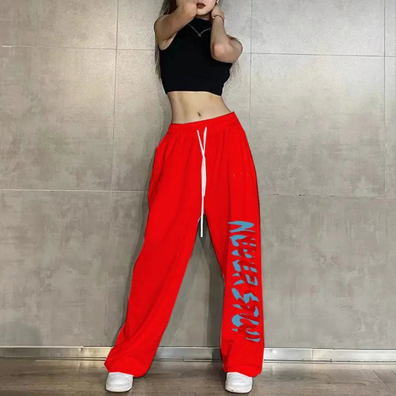 Elastic Waist Casual Jogging Pants