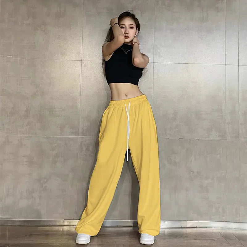 Elastic Waist Casual Jogging Pants