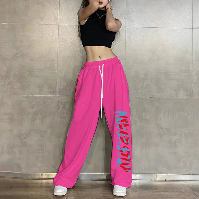 Elastic Waist Casual Jogging Pants