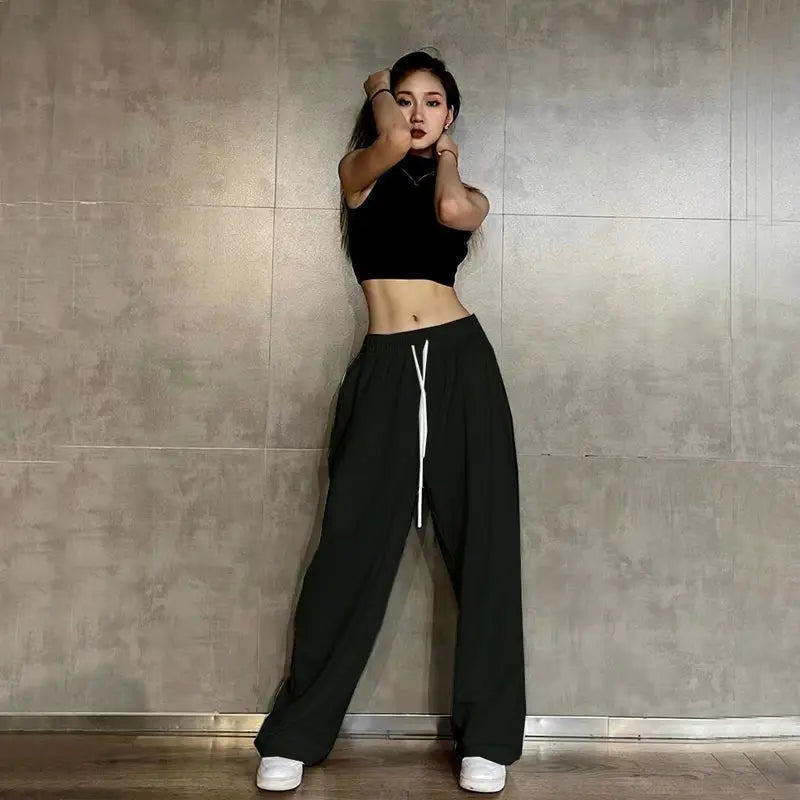 Elastic Waist Casual Jogging Pants