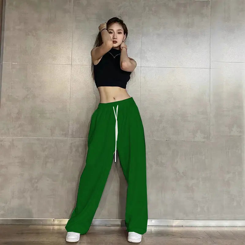 Elastic Waist Casual Jogging Pants