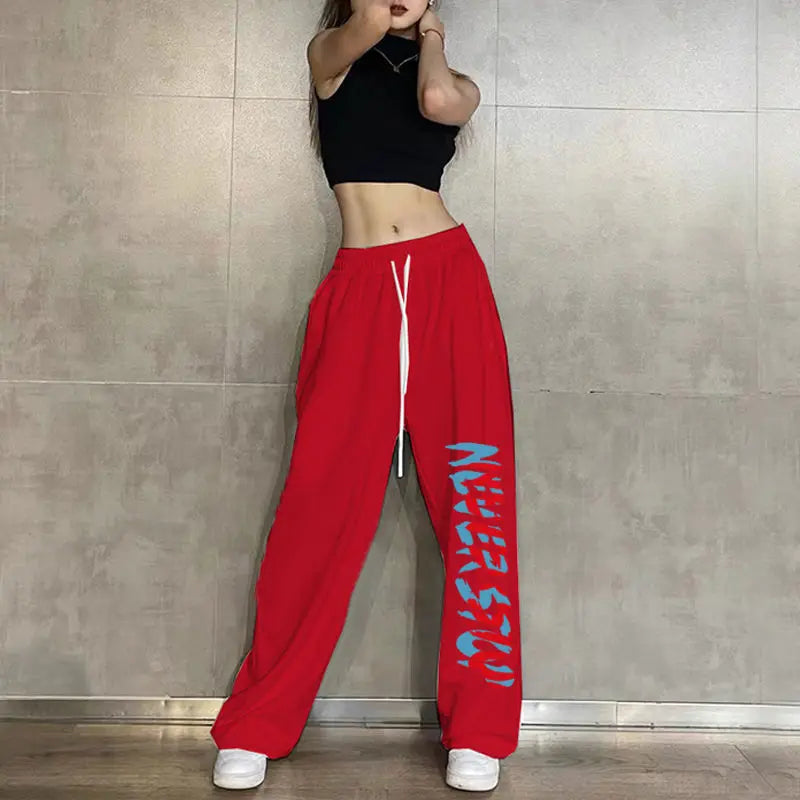 Elastic Waist Casual Jogging Pants