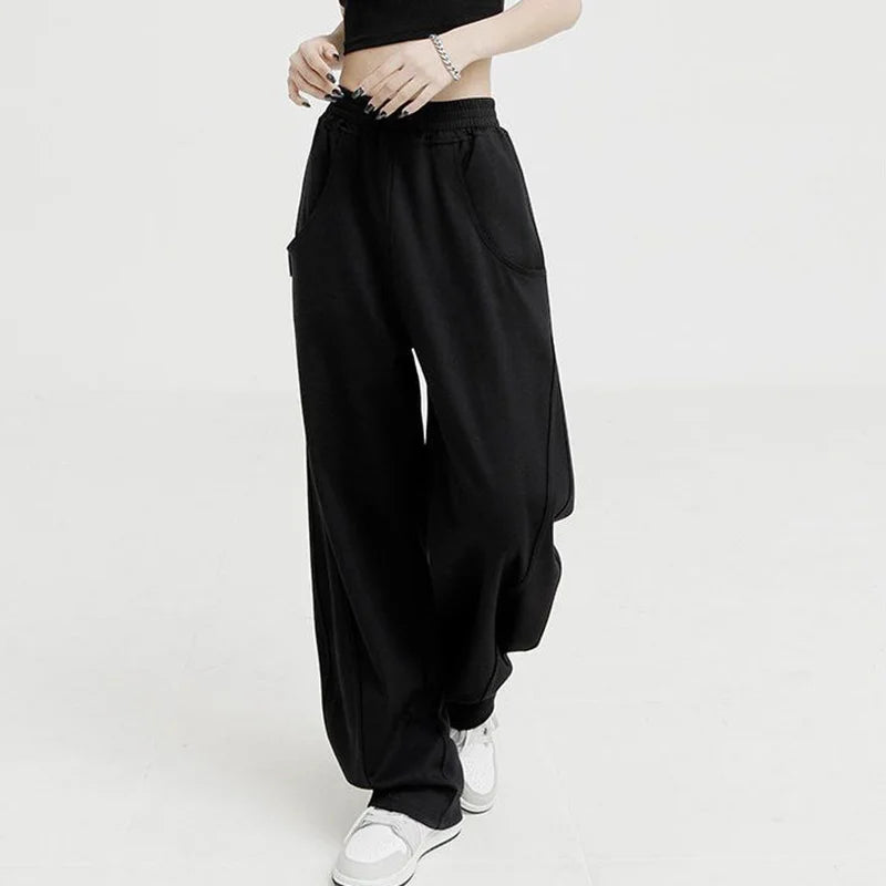 Solid Casual Street Dance Pants