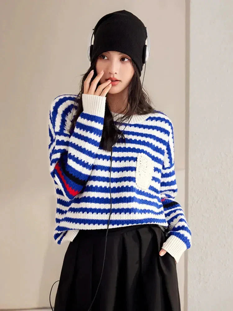 Striped Knitted Sweater 4
