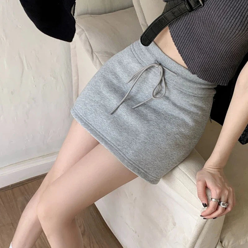 Elastic Waist Mini Sport Yoga Running Skirt