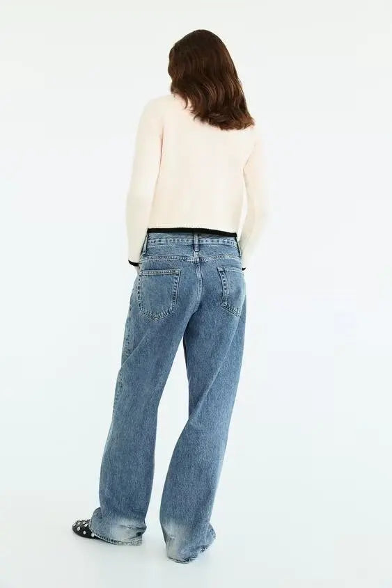 Bow Tie V-neck Long Sleeve Cardigan