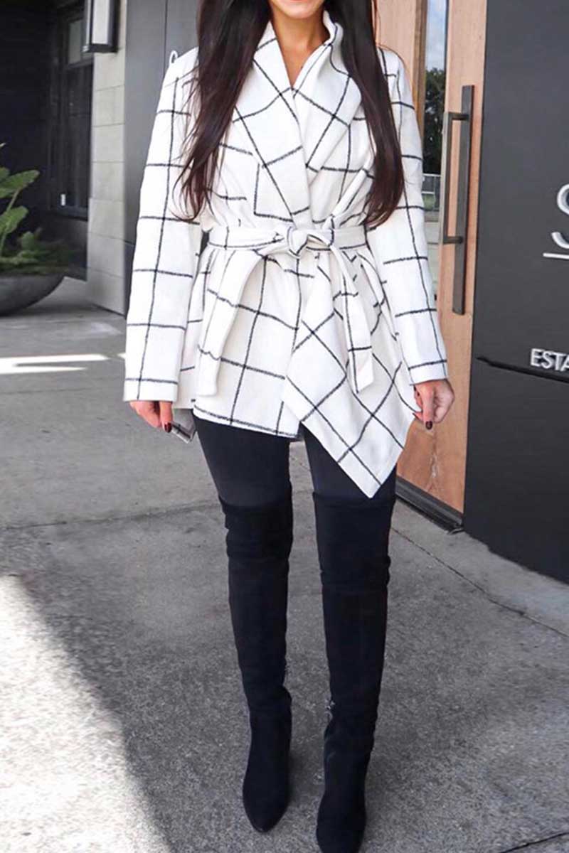 Florcoo Loose Grid  Tops