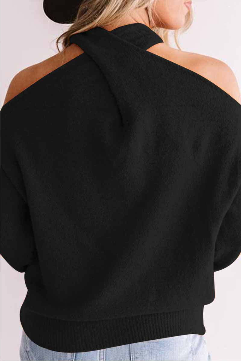 Florcoo Stylish Hollow-Out Loose Sweater in Three Colors