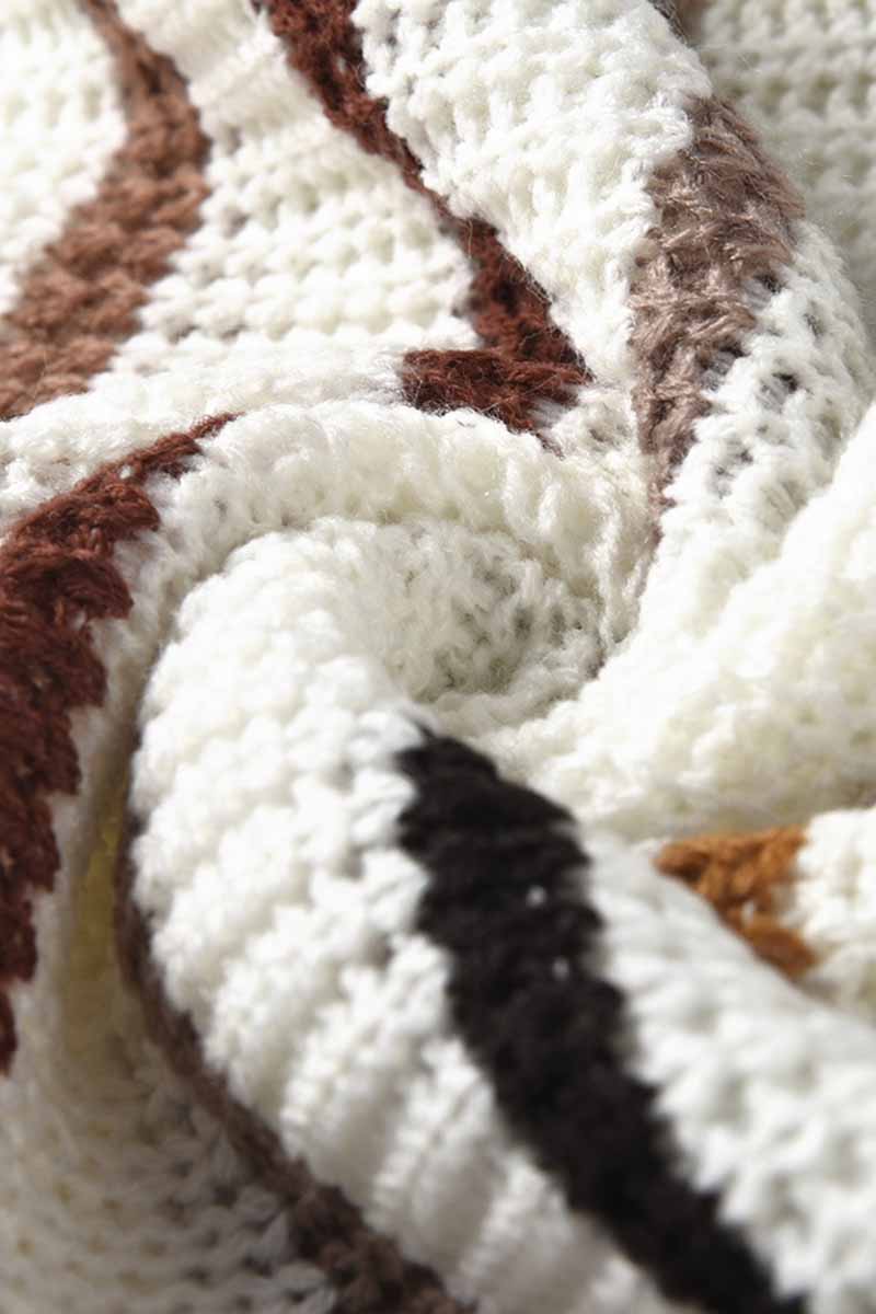 Florcoo Soft Striped Sweater for Effortless Everyday Style