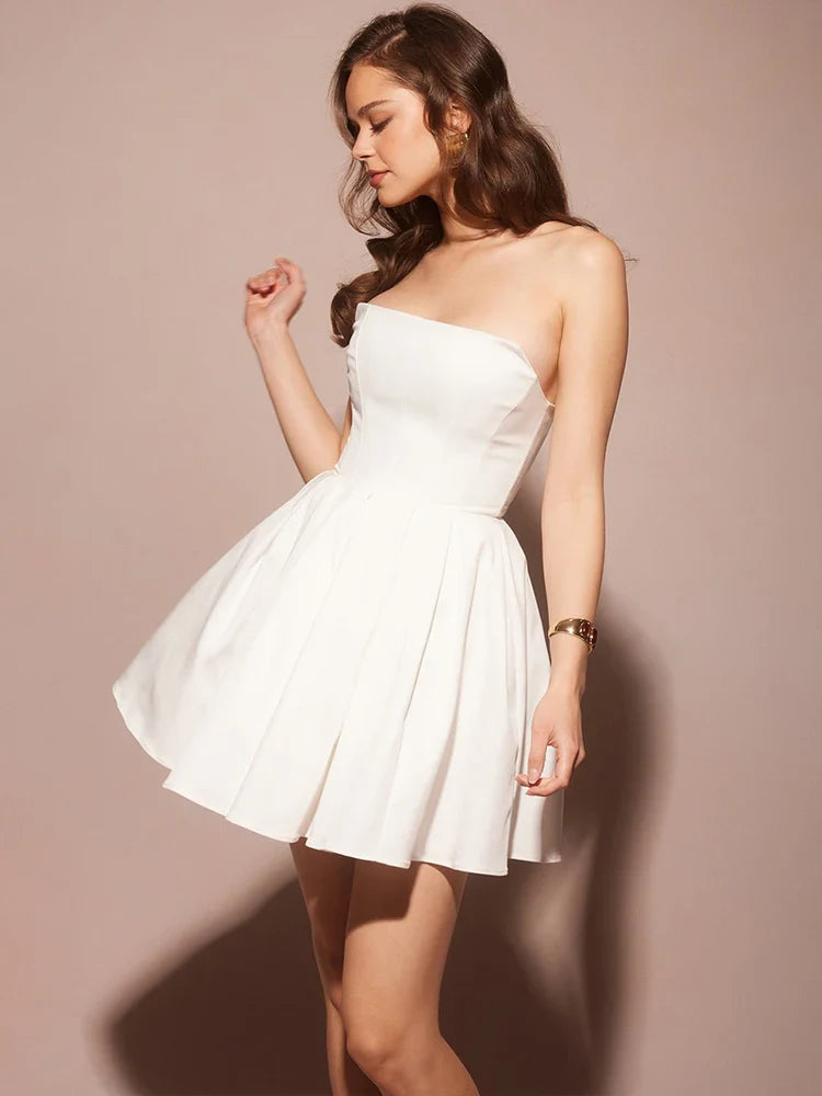 Waist Wrap A-line Vacation Dress