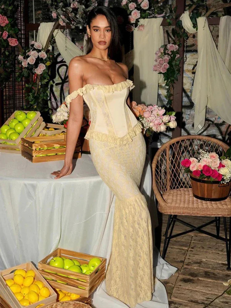 Mermaid Elegant Maxi Vacation Dress