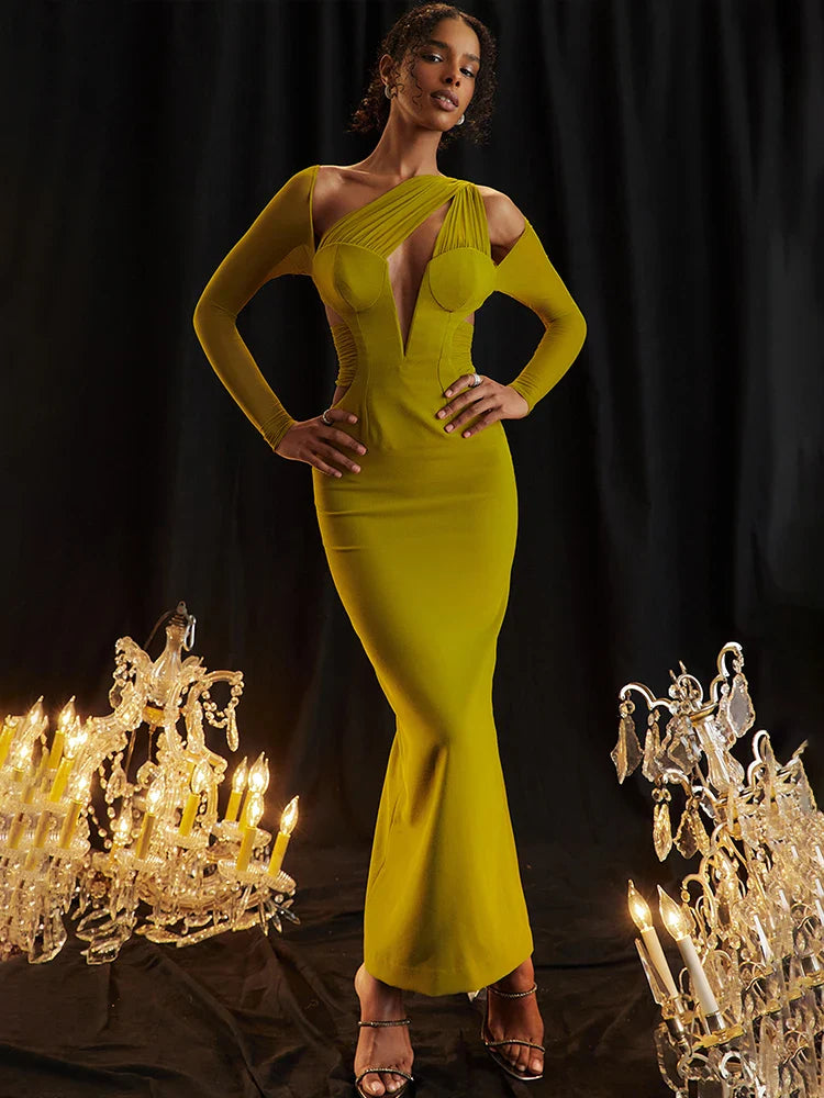 Mesh Patchwork Slim Bodycon Vacation Dress