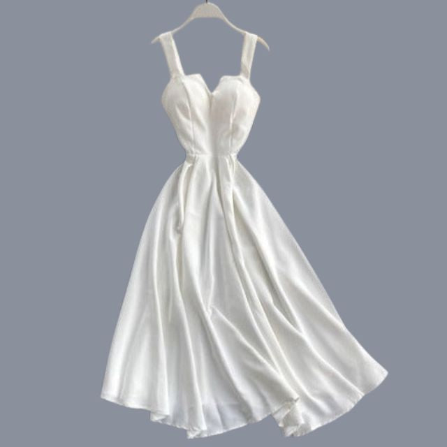 Sleeveless Sweetheart Wide Strap A-Line Midi Cocktail Dress - View 15