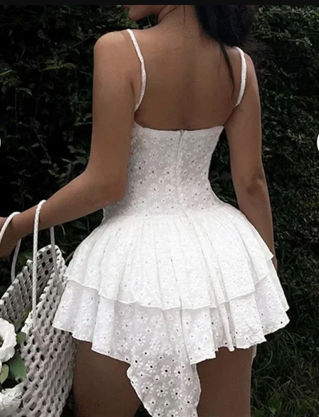 Sexy Off-Shoulder Mini Homecoming Dress Fashion White Sleeveless Lace A Line Birthday Outfits S471