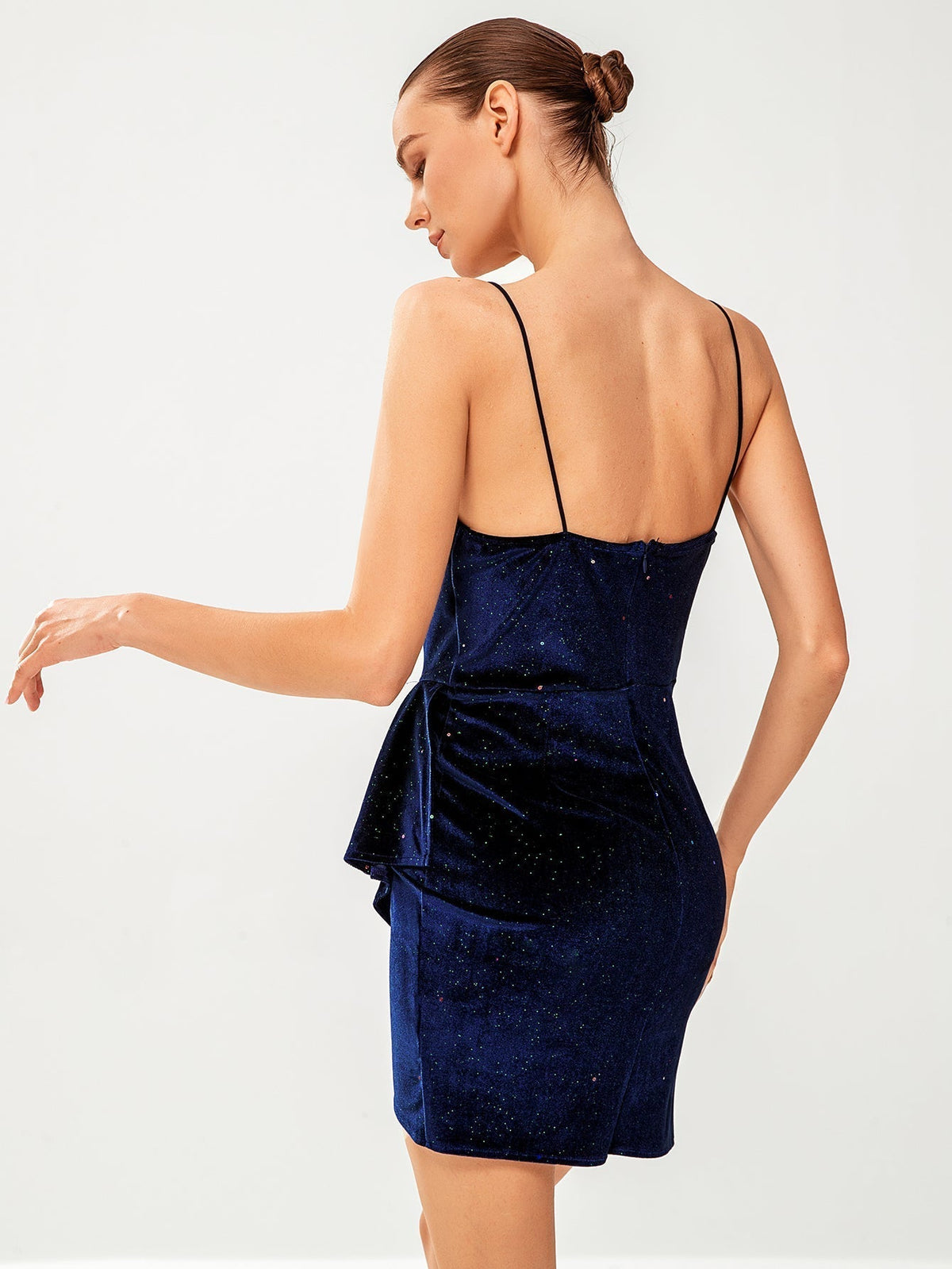 KittenAlarm - Velvet Wrap Cami Dress