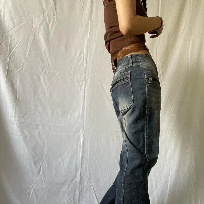 Vintage Brown Lace Patchwork Open Back Slim Fit Fairy Grunge Y2K Camis Crop Top