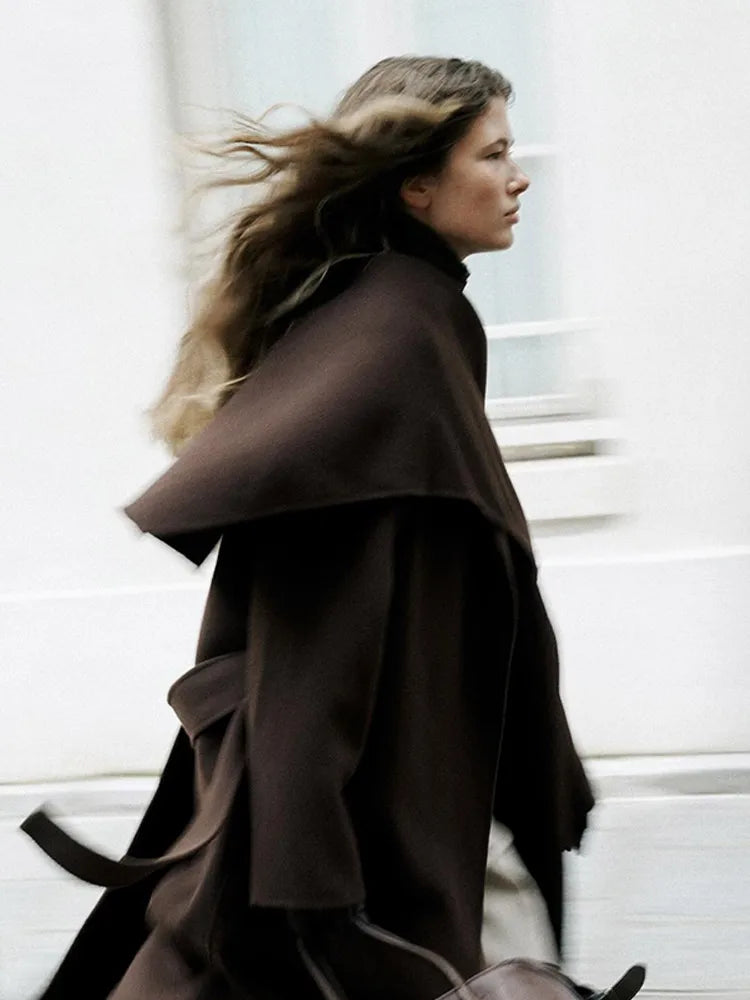 Vintage Brown Wool Blends coat