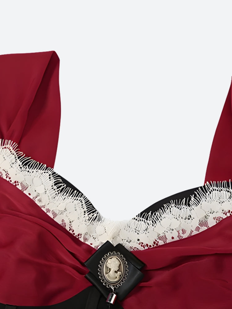 Vintage Corset Bodycon Maxi Dress - Fashionpara