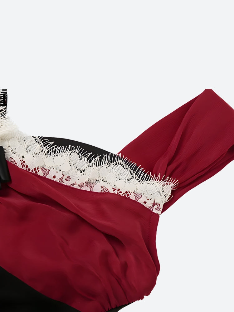 Vintage Corset Bodycon Maxi Dress - Fashionpara