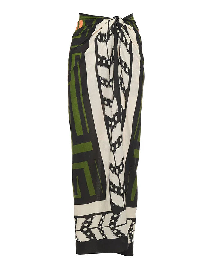 Ruffled Deep V Swimwear Backless One Piece