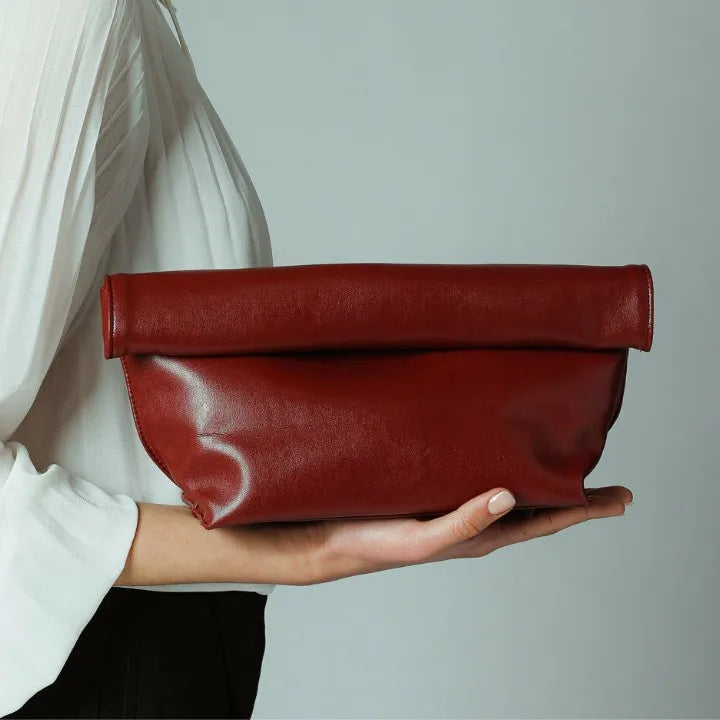 Vintage Soft PU Leather Clutch Wristlet