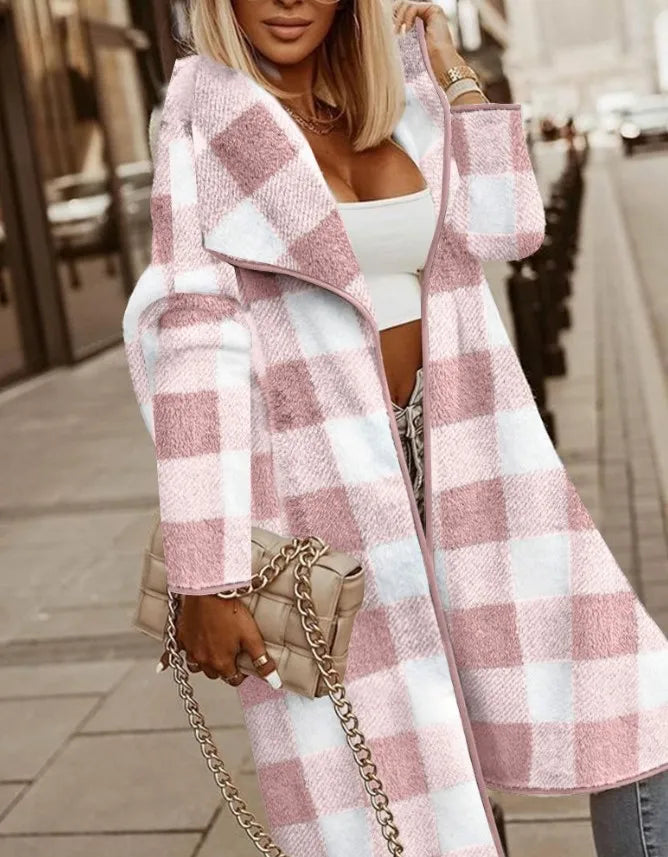 Teddy Turn-Down Collar Windproof Overcoat