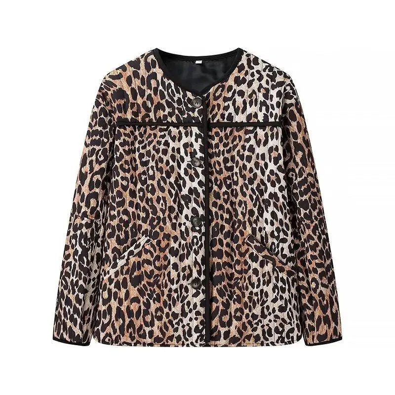Winter Leopard Print Jacket 5