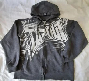 Grunge Zip Up Sweatshirt