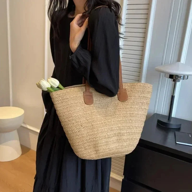 High-End Texture Commuter Shoulder Bag