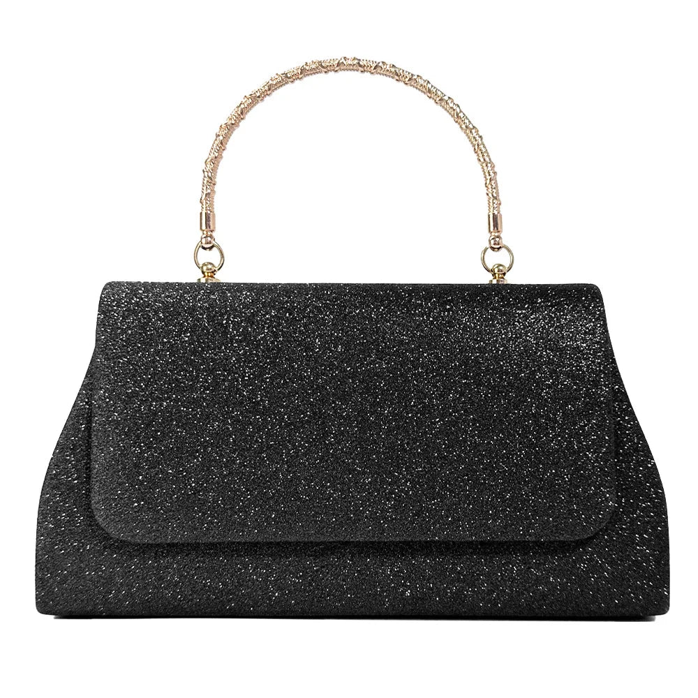 Glitter Sequin Evening Clutch Purses Crossbody Bag