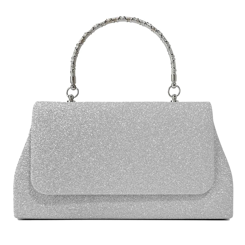 Glitter Sequin Evening Clutch Purses Crossbody Bag