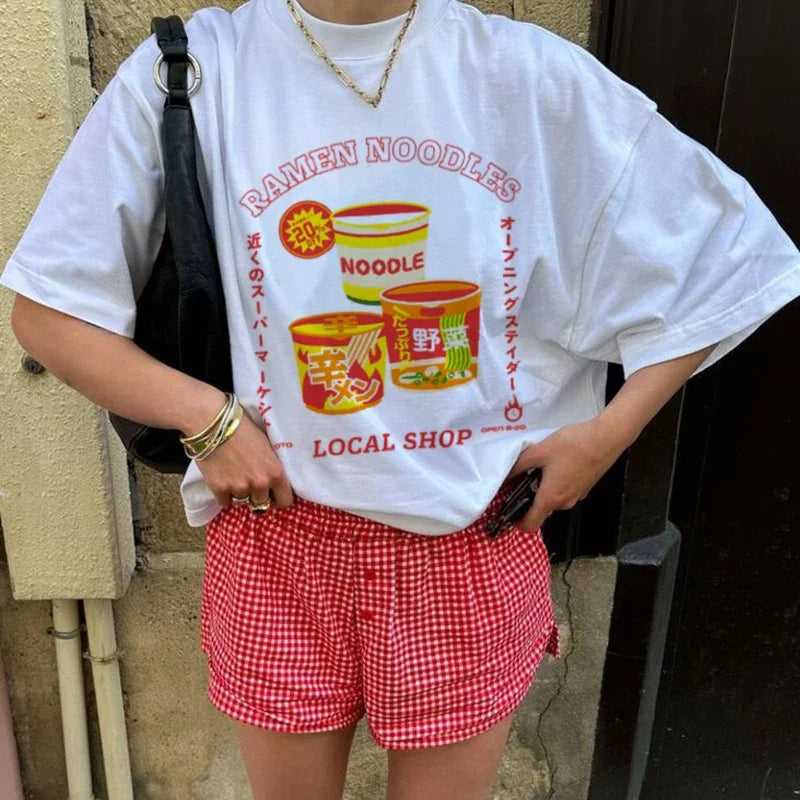 Kawaii Japanese Ramen Noodle T-shirt