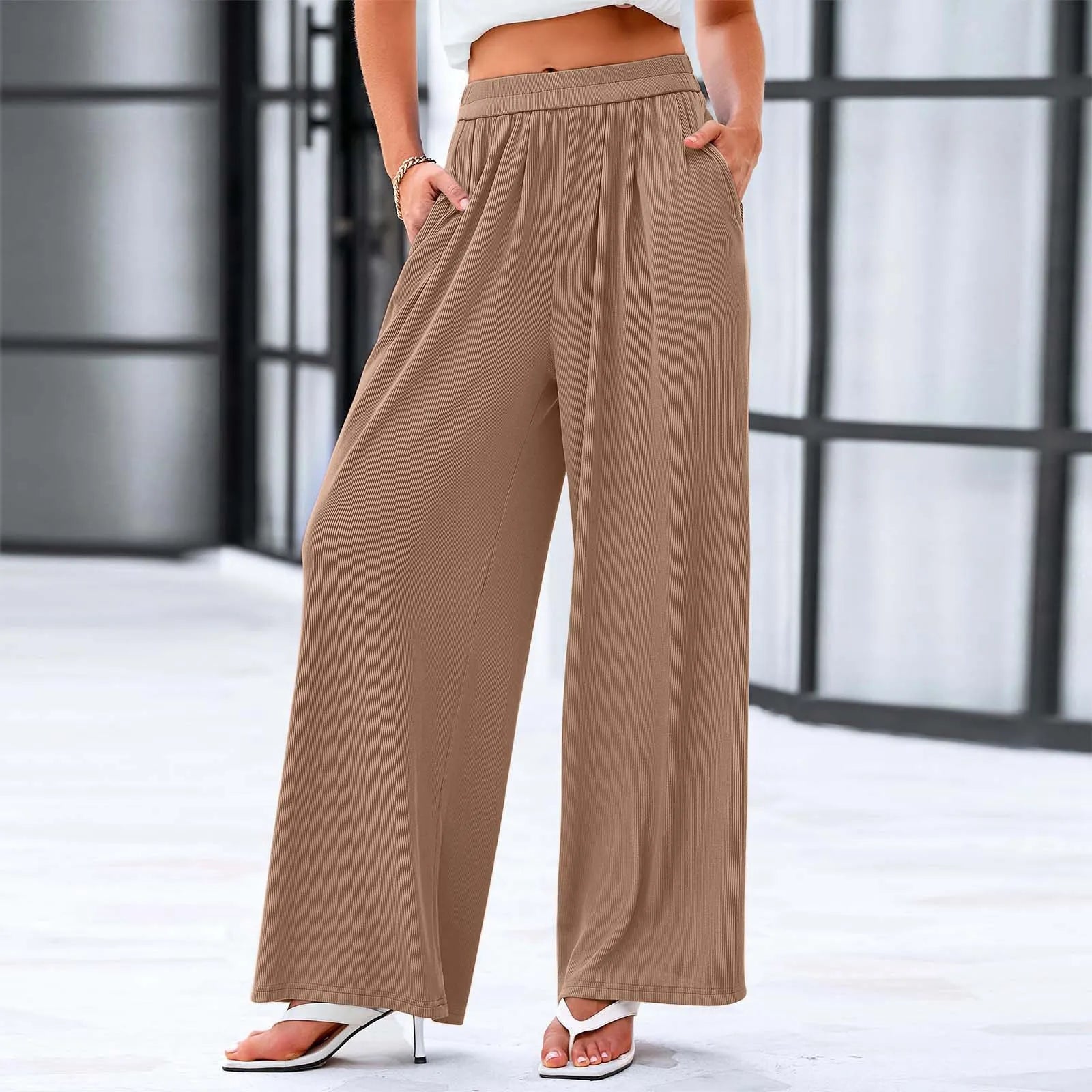 Cotton Linen Loose Casual Pocket Pants