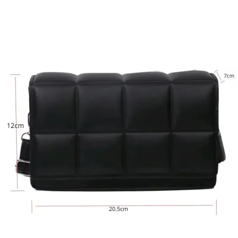 Waterproof PU Leather Large Shoulder Crossbody Bag