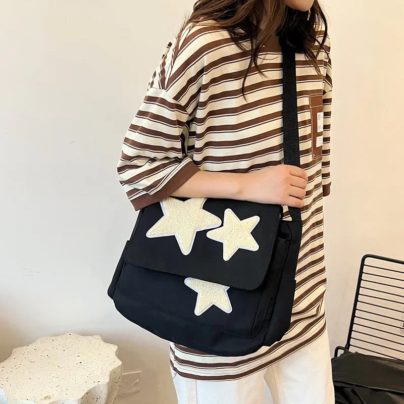 Star Pattern Y2K Casual Tote Shoulder Crossbody