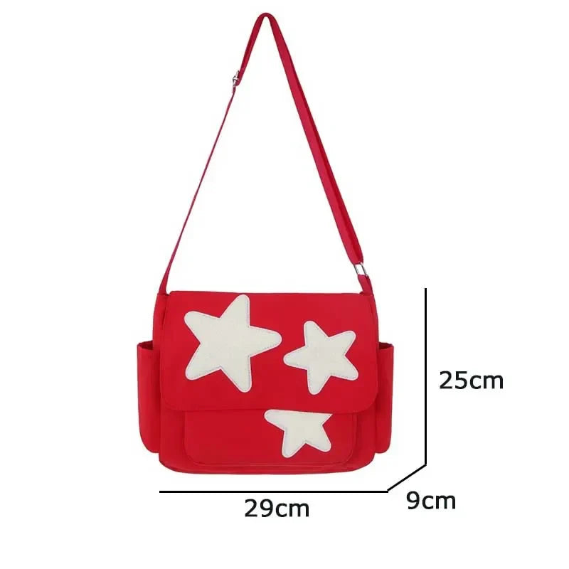 Y2K Star Pattern Crossbody Shoulder Bag